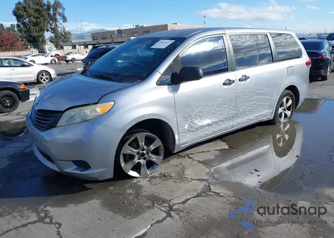 2012 Toyota Sienna Base 7 Passenger from USA, damaged, VIN 5TDKA3DC7CS009825